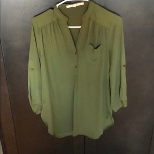 Olive green tunic
